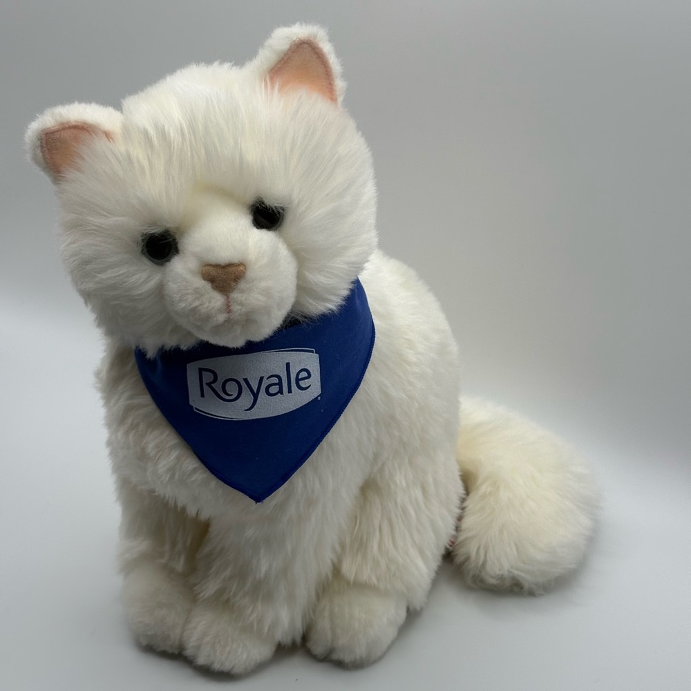 2016 Douglas Cuddle Toy Sitting White Cat 10” Soft Persian Plush Stuffed #2805 - Picture 16 of 16